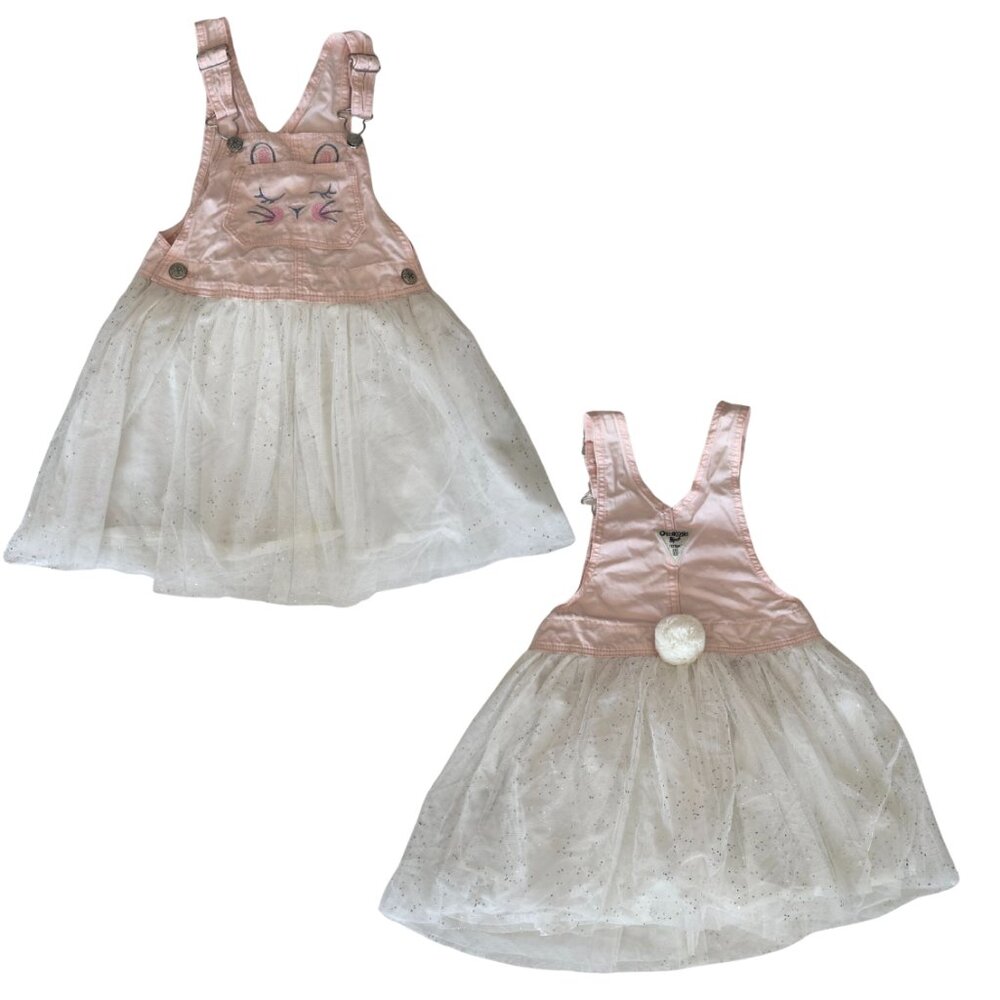 OshKosh B'gosh Pink and White Casual Dress